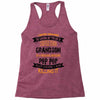Super Cool Grandson Of A Freaking Awesome Pop Pop Racerback Tank