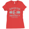 smash university Ladies Fitted T-Shirt