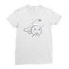 cute bunny Ladies Fitted T-Shirt