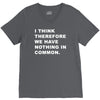 i think, therefore V-Neck Tee