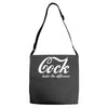 cock   taste the difference funny Adjustable Strap Totes
