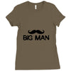 big man little man Ladies Fitted T-Shirt