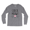 CHECK MEOWT CAT Long Sleeve Shirts