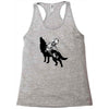 Wolf And Human Racerback Tank