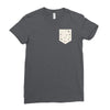 Free Birds Pocket Ladies Fitted T-Shirt
