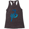 jake paul blue Racerback Tank