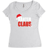 banter claus funny Women's Triblend Scoop T-shirt