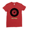 big men knows Ladies Fitted T-Shirt