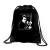 marty mcfly homage Drawstring Bags