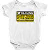 at your own risk Baby Onesie