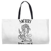 merry krampus Weekender Totes