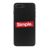 simple red iPhone 7 Plus Case