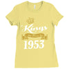 kings are born in 1953 Ladies Fitted T-Shirt