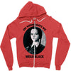 on wednesdays we wear black Zipper Hoodie