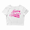 happy valentine's day Crop Top