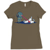 predat awww Ladies Fitted T-Shirt