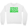 world's okayest irish Crewneck Sweatshirt