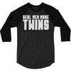 real men make twins 3/4 Sleeve Shirt