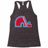 quebec nordiques Racerback Tank