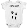 Guess What Baby Inside Pregnancy Announcement Baby Bodysuit