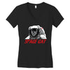 space cat's Women's V-Neck T-Shirt
