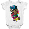 up all night cat Baby Bodysuit