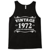 vintage 1972 aged to perfection Tank Top