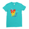 the magical kittencorn Ladies Fitted T-Shirt