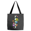 Pride Floral LGBT Colors Tote Bags