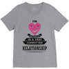 I Am Actually In A Very Commited Relationship V-Neck Tee