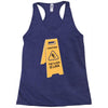 the floor is lava Racerback Tank