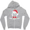bah hum pug scrooge grinch christmas Zipper Hoodie