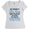 So There's This Boy Who Will Always Have A Piece Of My Heart He Calls Women's Triblend Scoop T-shirt