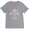 cool grandma saurus. V-Neck Tee