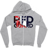 Red Guard Zipper Hoodie
