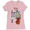 volcano head Ladies Fitted T-Shirt
