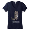 i woke up like this Women's V-Neck T-Shirt