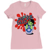 zombie geek Ladies Fitted T-Shirt