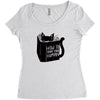how to train your human Women's Triblend Scoop T-shirt