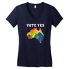 Vote Yes Australia Women's V-Neck T-Shirt
