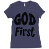 god first Ladies Fitted T-Shirt