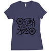 bike parts full suspension airfix model parts mens printed cotton Ladies Fitted T-Shirt