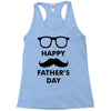 happy father&rsquo;s day 2 Racerback Tank