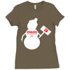 snowman   jake paul   red Ladies Fitted T-Shirt