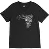 girl butterfly head V-Neck Tee