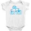 dj club,dance,rave,music,house,cool,funny,retro Baby Onesie