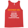 November Girl Hated By Many Tank Top