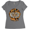Astronaut Helmet Tiger Versace Women's Triblend Scoop T-shirt