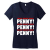 bbt knock knock penny Women's V-Neck T-Shirt
