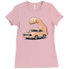 muscle car Ladies Fitted T-Shirt